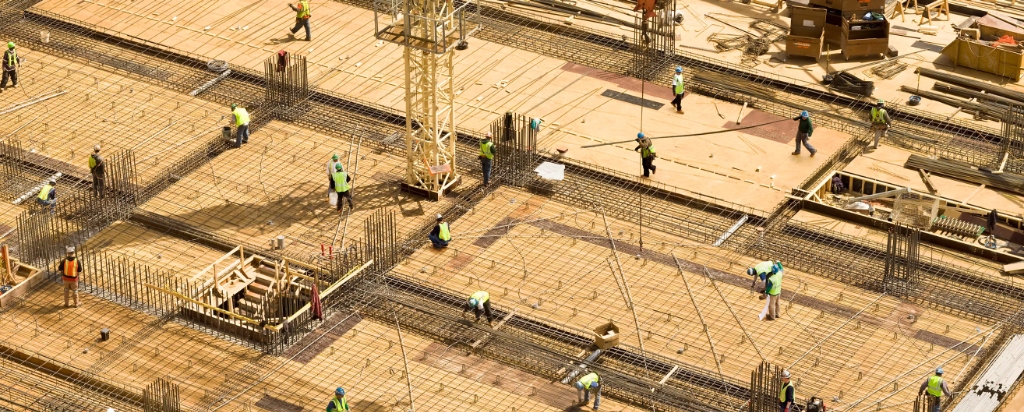 Dense TMT Rebar Slab Foundation Mesh